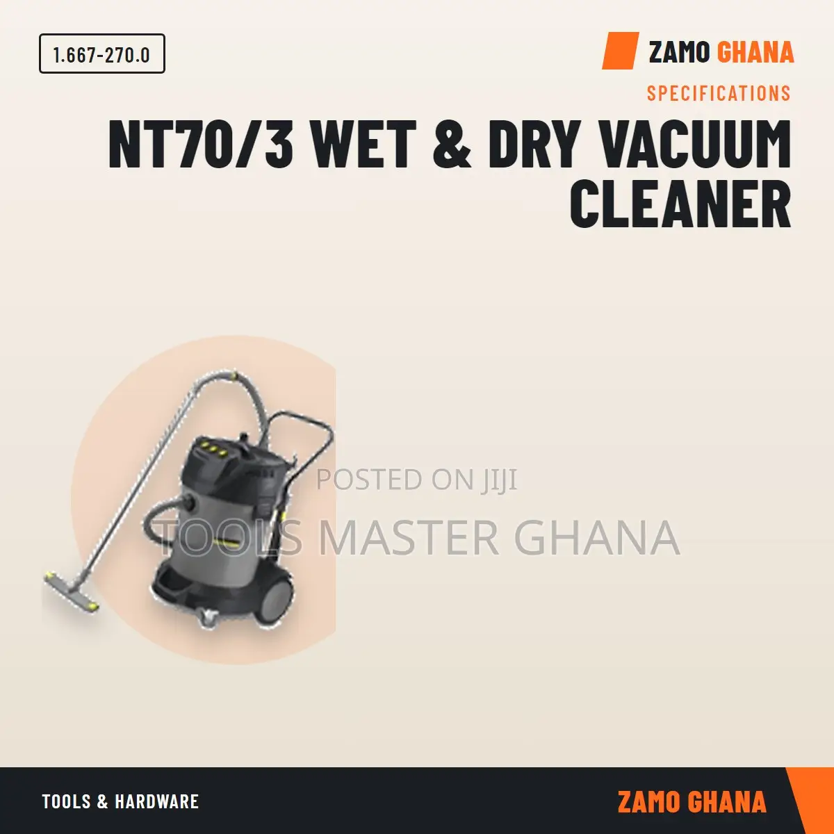 Nt70/3 Wet & Dry Vacuum Cleaner - 1.667-270.0