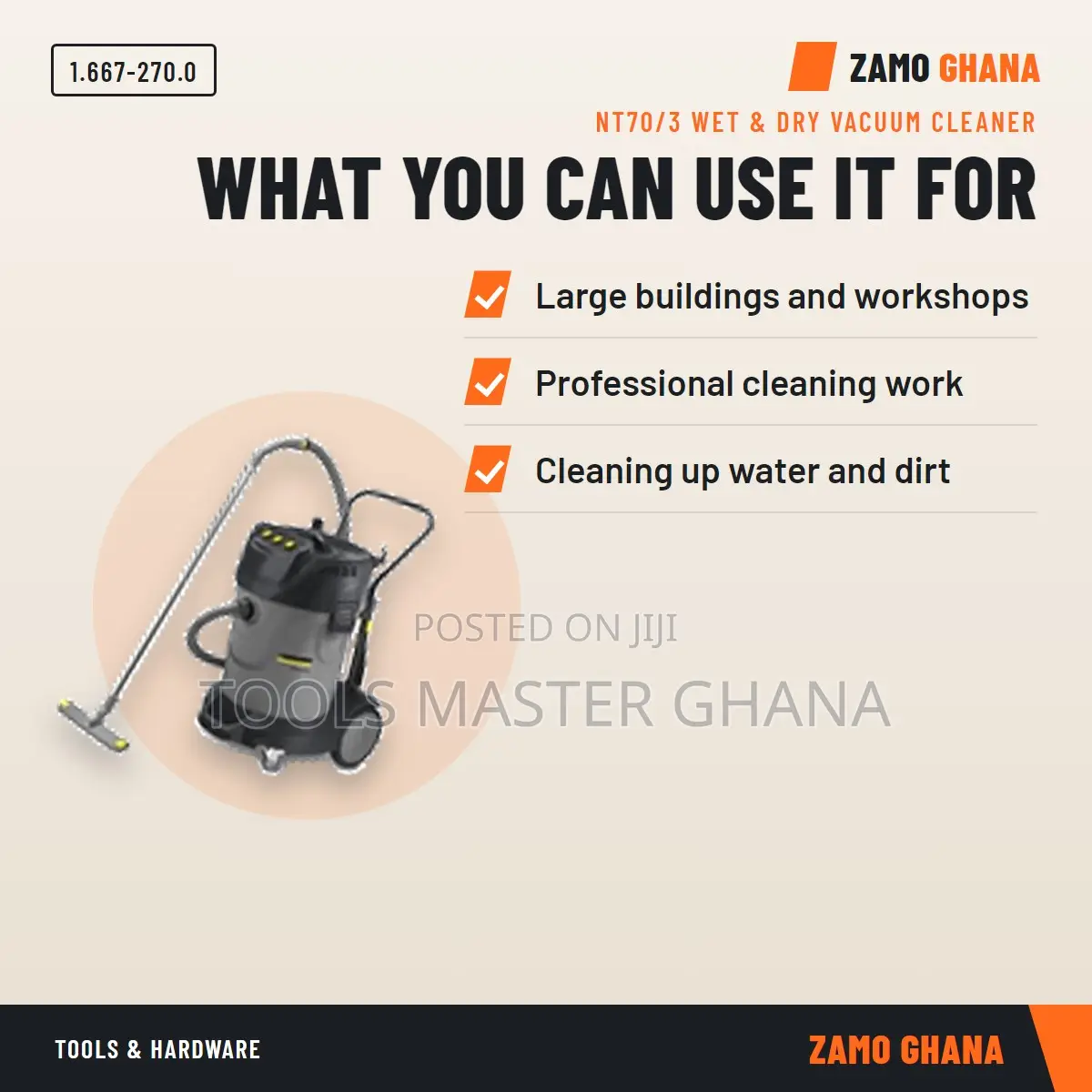 Nt70/3 Wet & Dry Vacuum Cleaner - 1.667-270.0