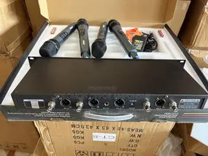 A Shure U-6600 (4-in-1) UHF Wireless Microphone System.