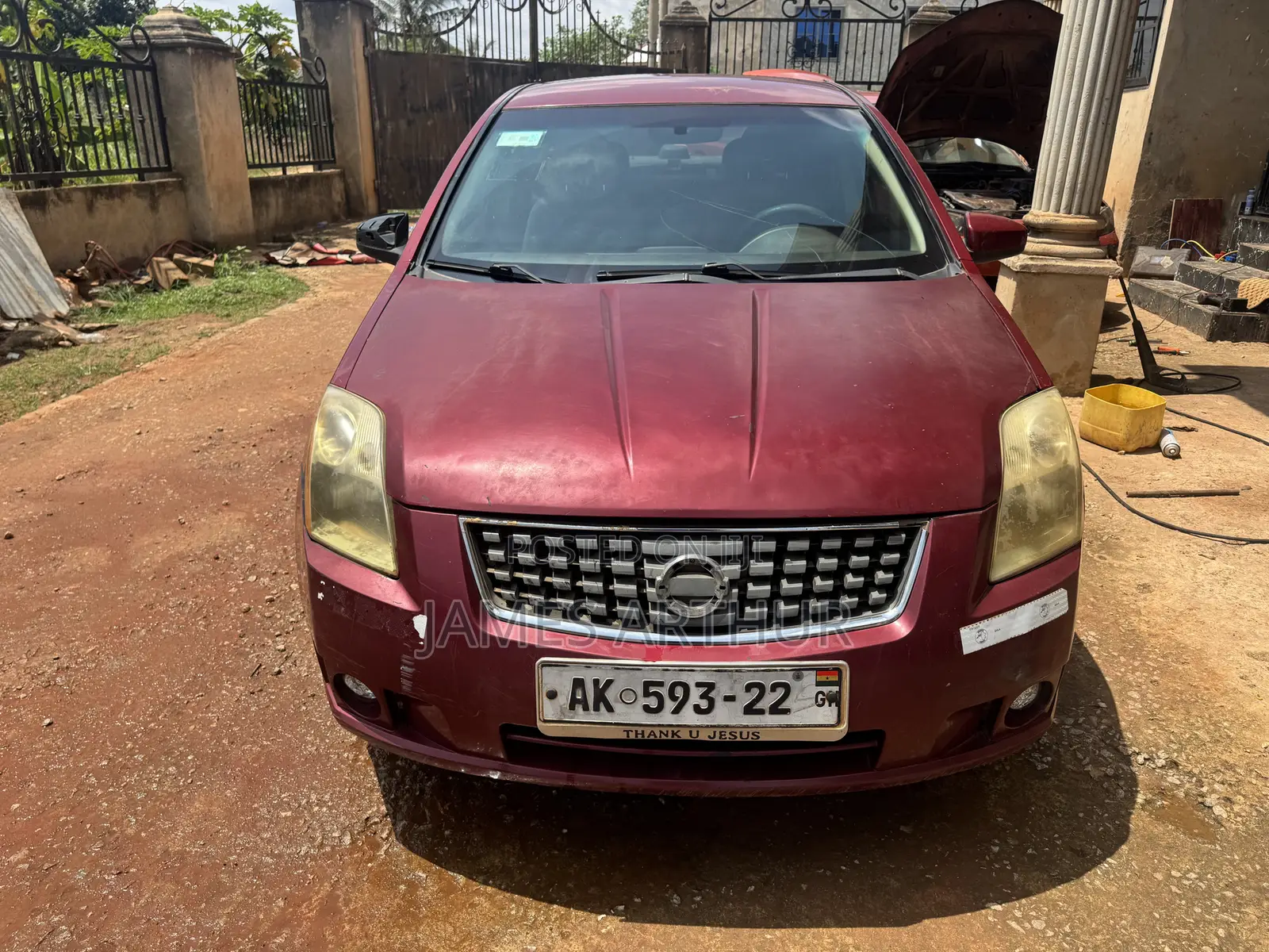 Nissan Sentra 2008 Maroon