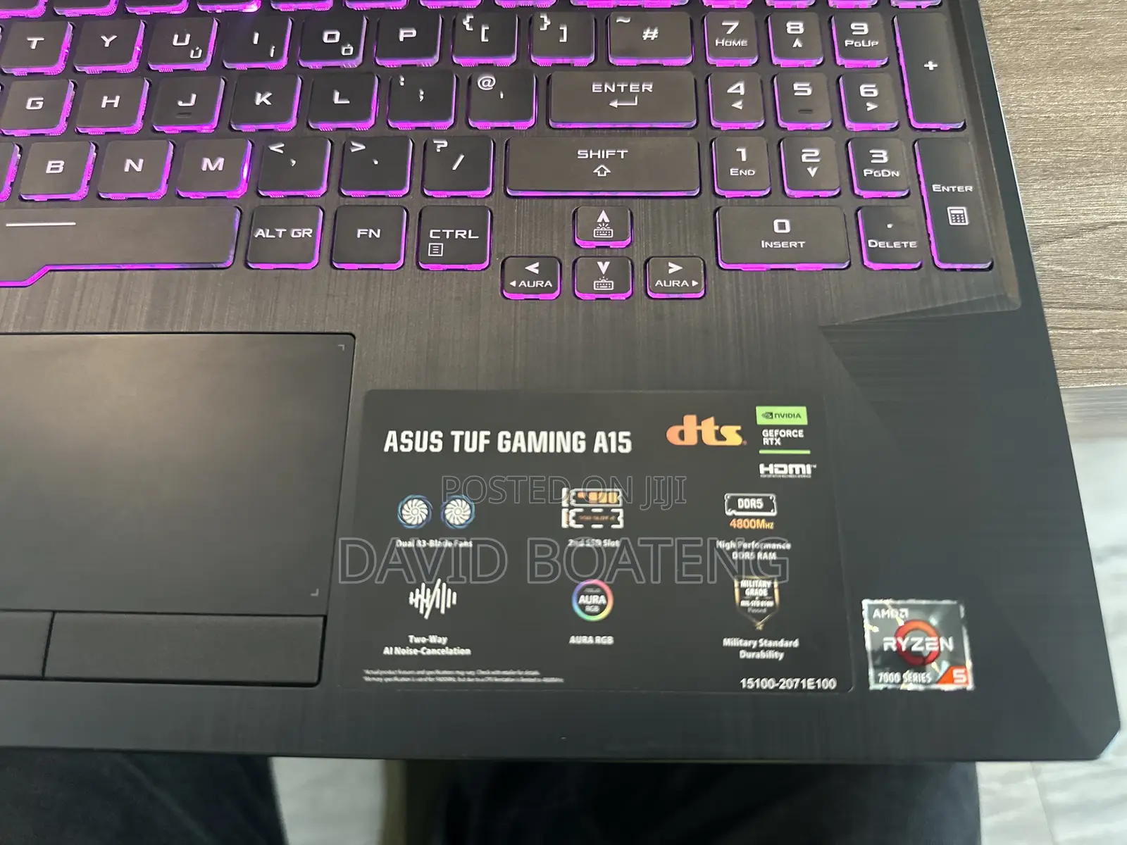 New Laptop Asus TUF Gaming A15 16GB AMD Ryzen 5 SSD 1T