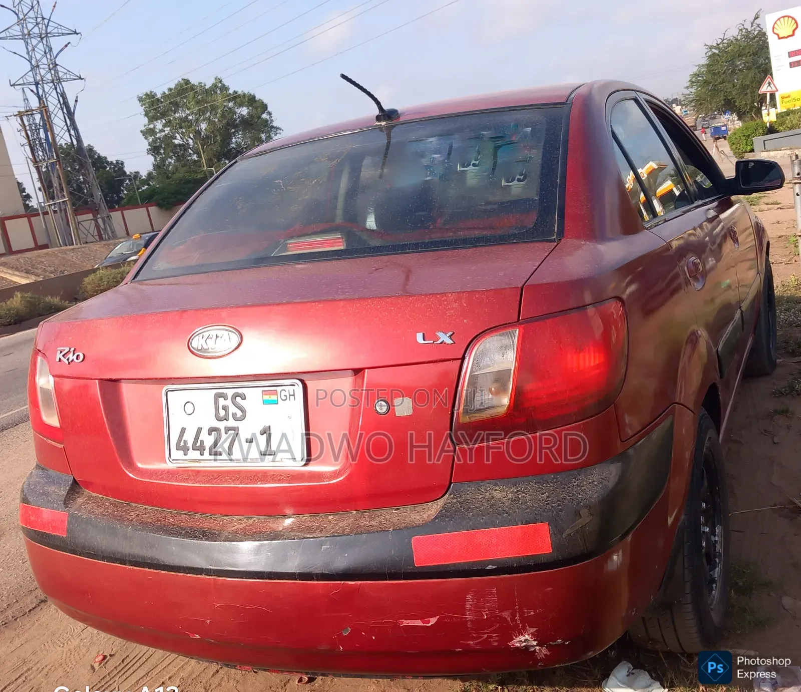 Kia Rio 1.4 Automatic 2007 Red