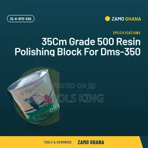 35Cm Grade 500 Resin Polishing Block for DMS-350 - 35-8-RPD-500