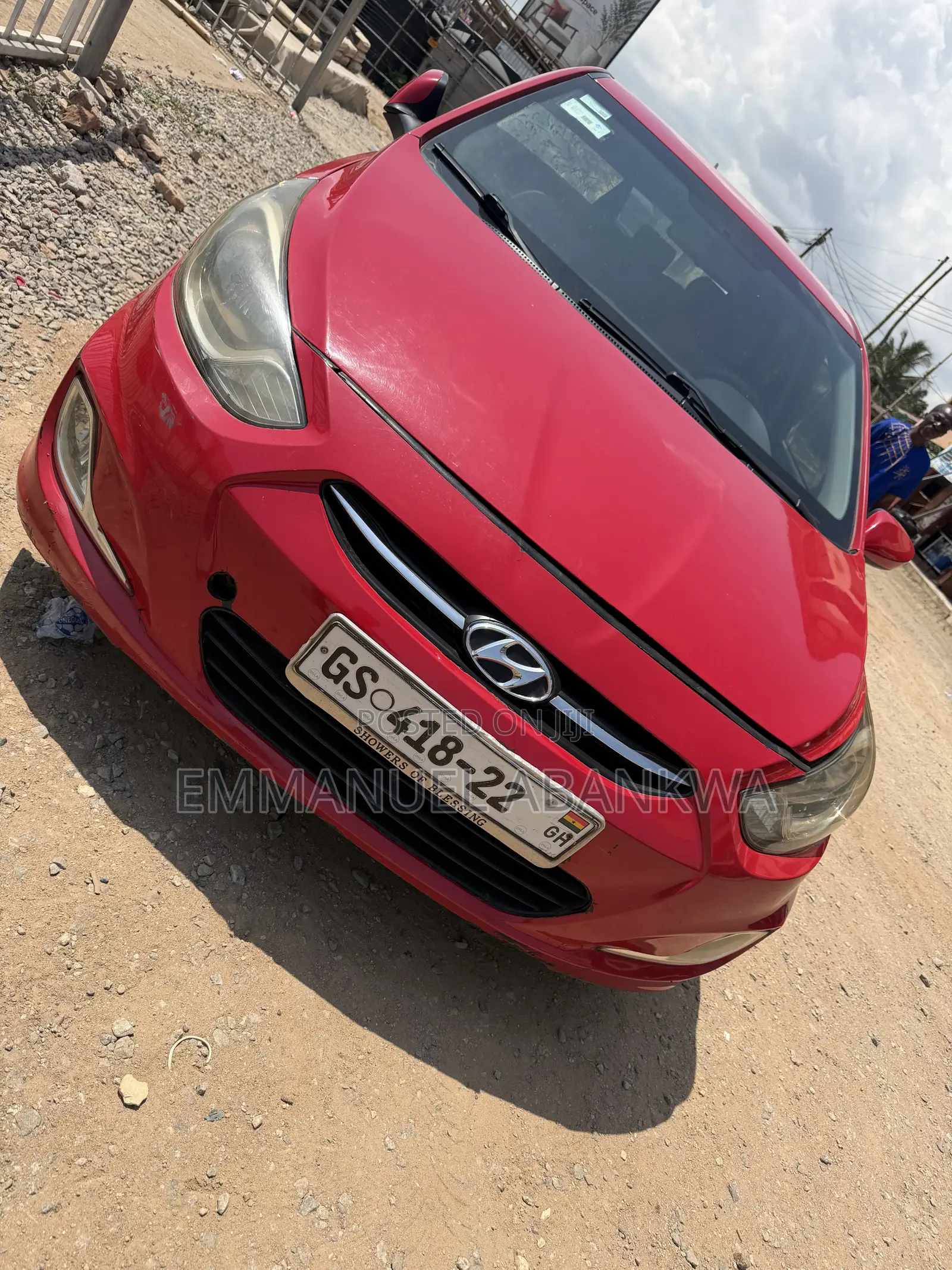 Hyundai Accent 2015 Red