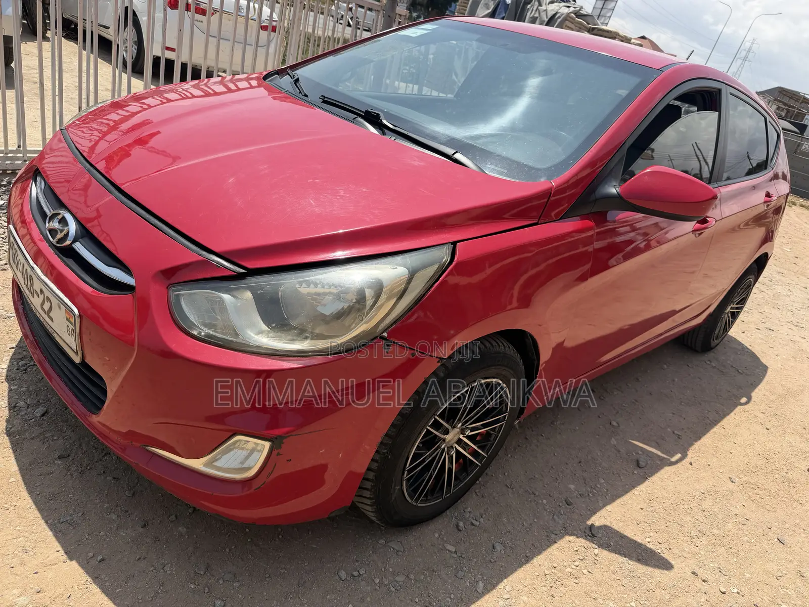 Hyundai Accent 2015 Red
