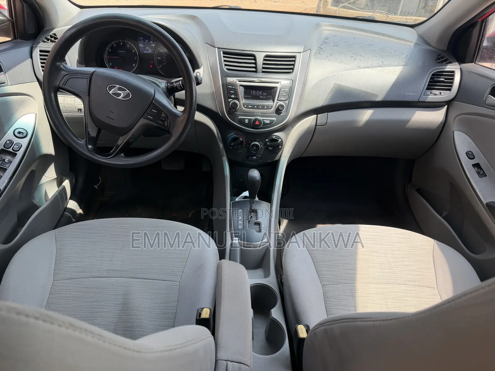 Hyundai Accent 2015 Red