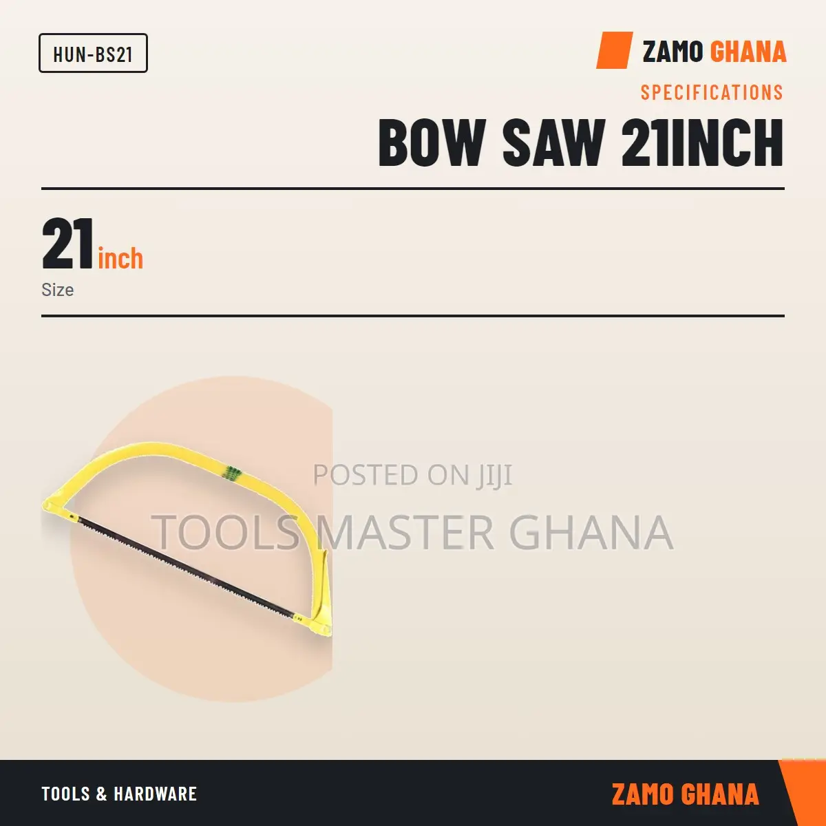 Bow Saw 21Inch - HUN-BS21