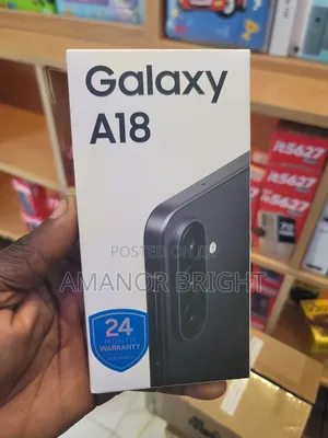 New Samsung Galaxy A18 128 GB Black