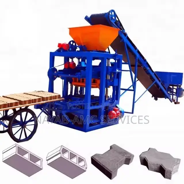 Semi Automatic Industrial Block Machine
