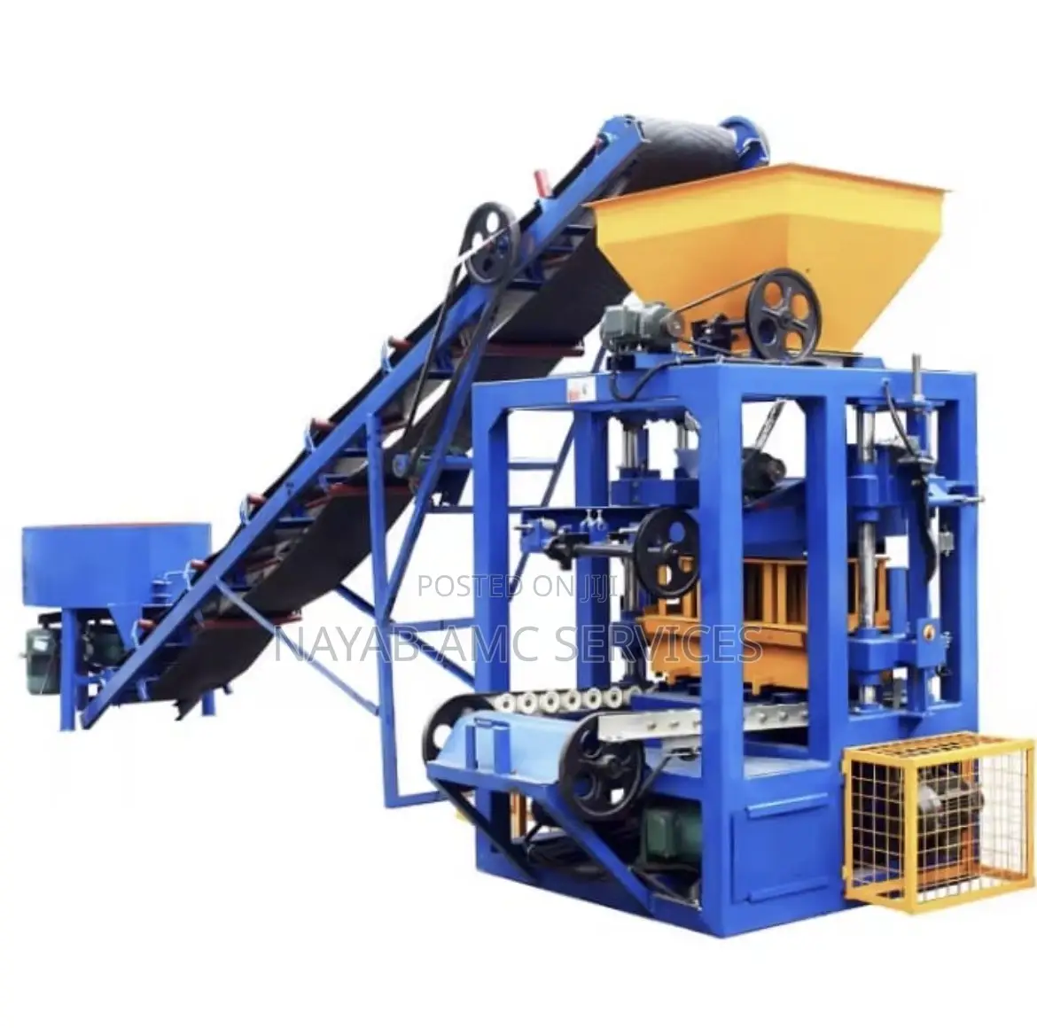 Semi Automatic Industrial Block Machine