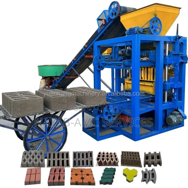 Semi Automatic Industrial Block Machine