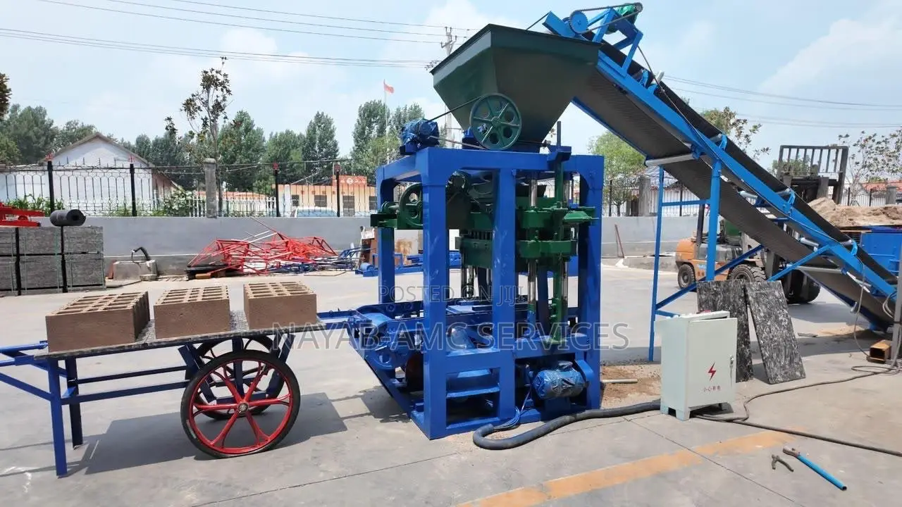 Semi Automatic Industrial Block Machine