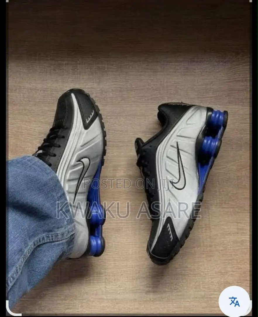 Nike Shox R4 "Metallic Silver / Black / Comet Red