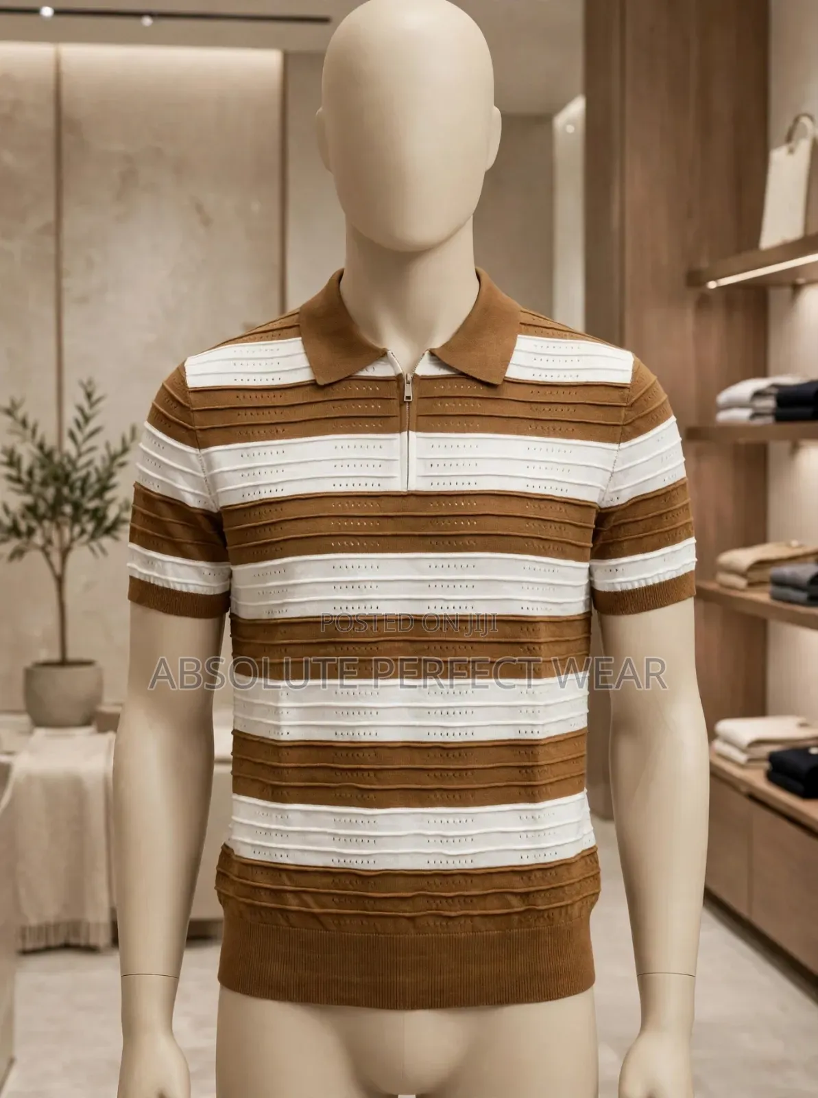 Strips Knitted Top