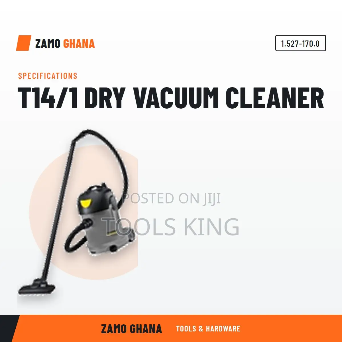 T14/1 Dry Vacuum Cleaner - 1.527-170.0