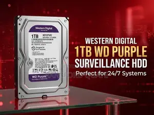 1TB Wd Purple CCTV Hard Disk Drive