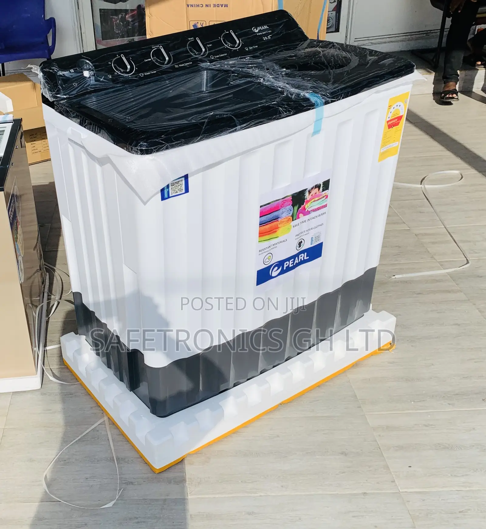 Design White Fresh-Spin 20kg TopLoad Pearl WashingMachine