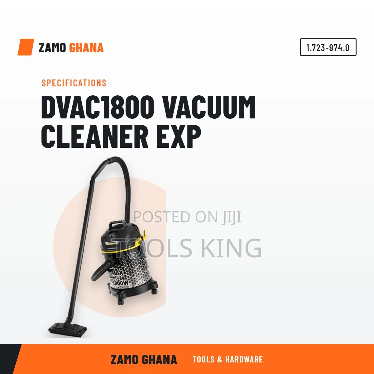Dvac1800 Vacuum Cleaner Exp - 1.723-974.0