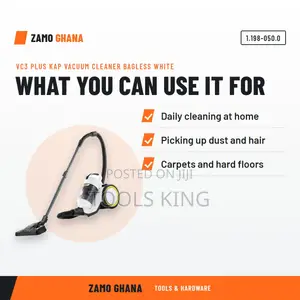 Vc3 Plus Kap Vacuum Cleaner Bagless White - 1.198-050.0