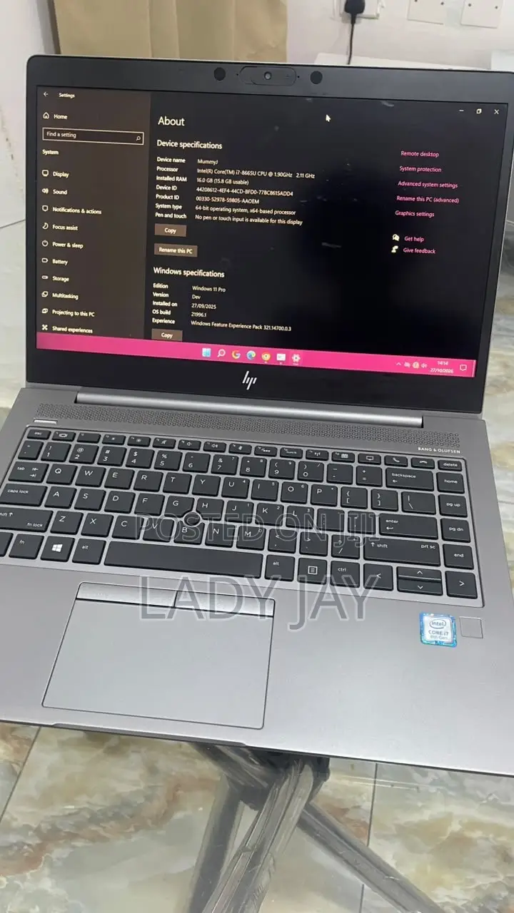 Laptop HP EliteBook MT42 16GB Intel Core i7 SSD 512GB