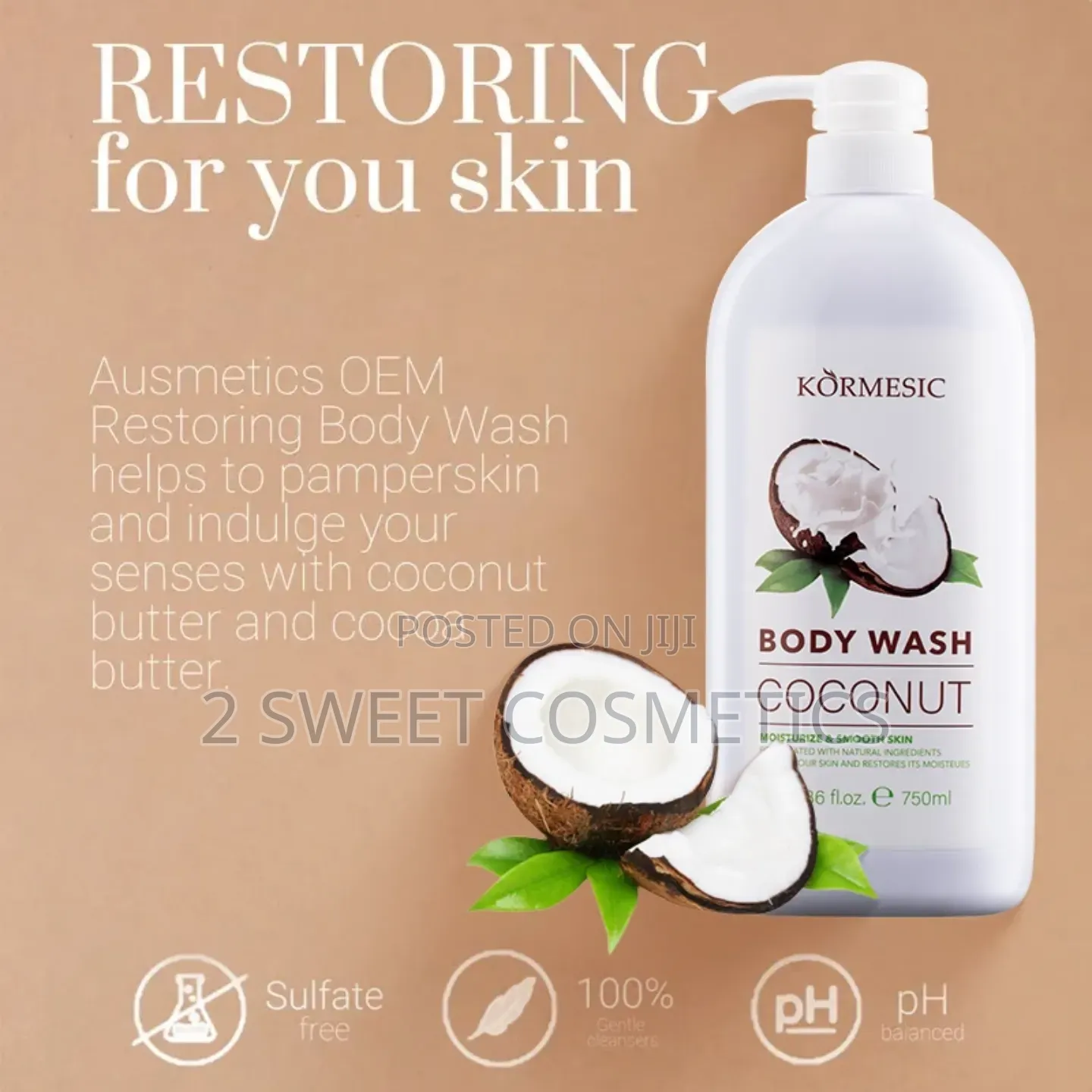 Coconut Shower Gel 750ml