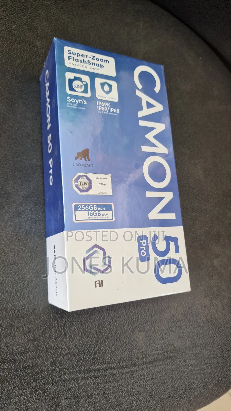 New Tecno Camon 50 Pro 256 GB Orange