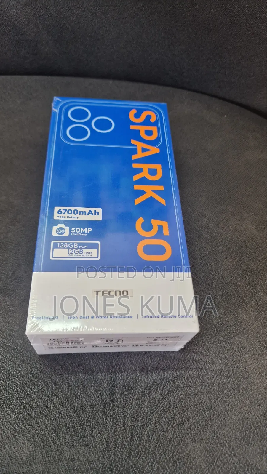 New Tecno Spark 50 128 GB Black