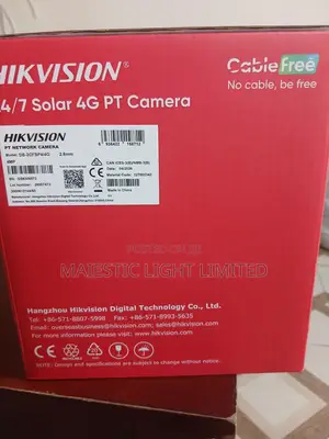Hikvision Sp4 24/7 Solar 4g Pt Camera