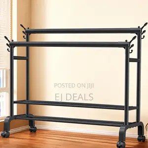 Cloth Rack Metal Double Extra Thick