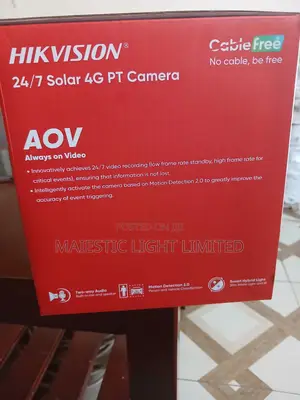 Hikvision Sp4 24/7 Solar 4g Pt Camera