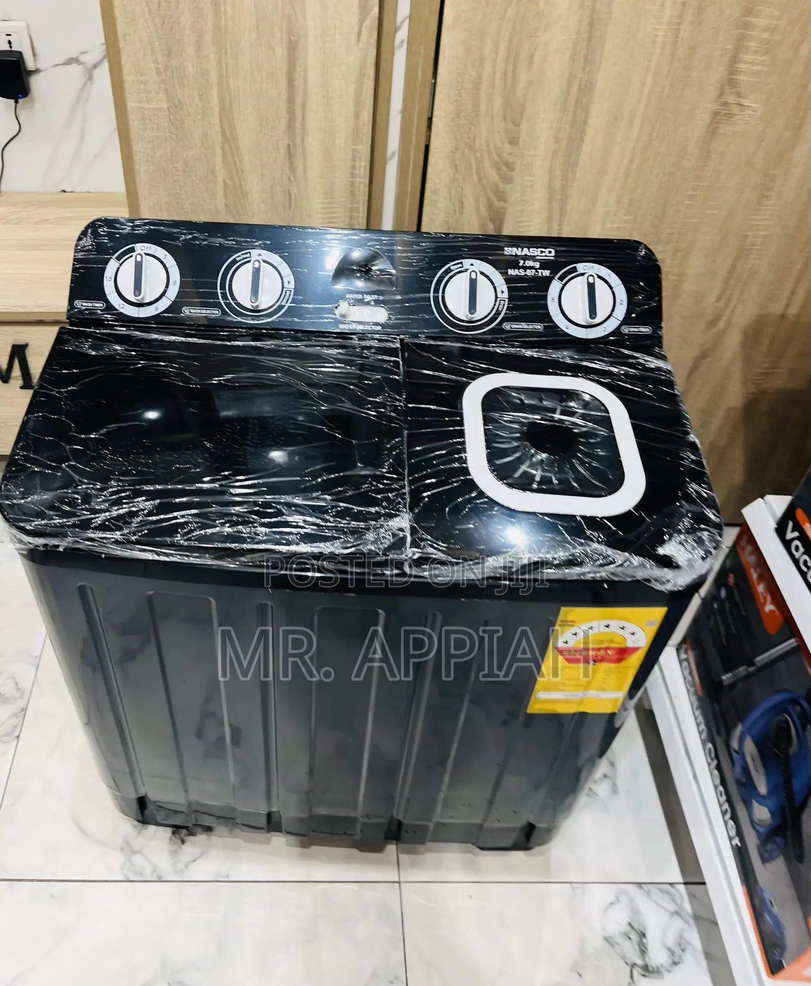 Super Affordable Nasco 7kg Washer(6 Stars)Dark Gray