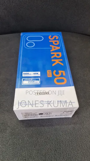New Tecno Spark 50 Pro 256 GB Black