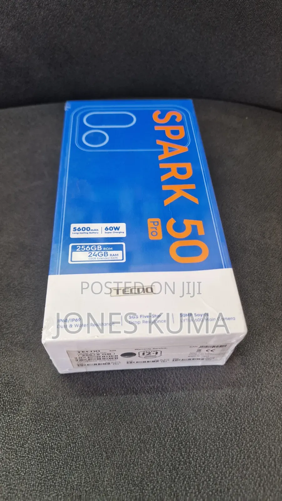 New Tecno Spark 50 Pro 256 GB Black