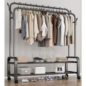 Cloth Rack Metal Double Extra Thick