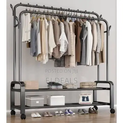 Cloth Rack Metal Double Extra Thick