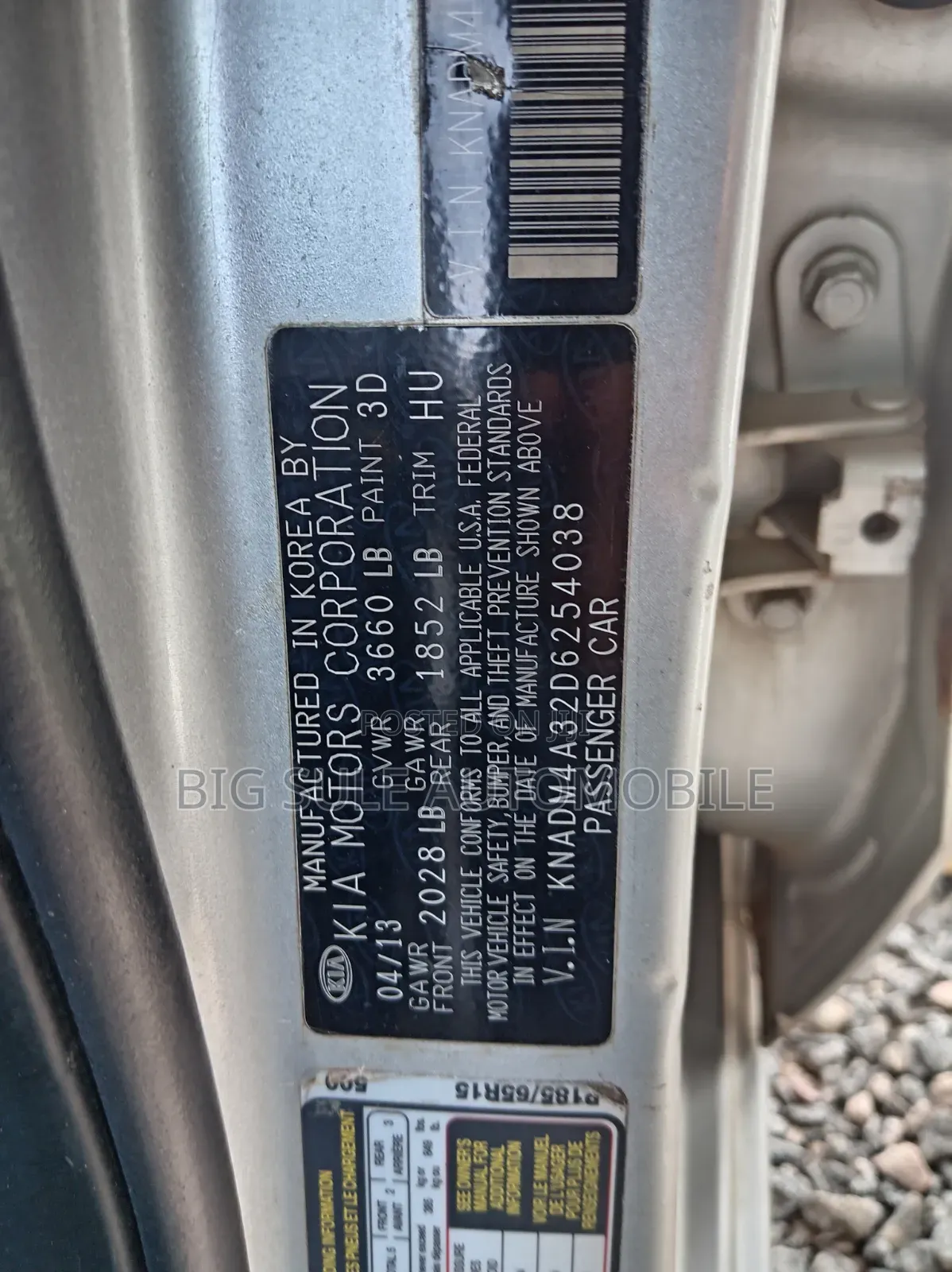 Kia Rio EX 4dr Sedan (1.6L 4cyl 6A) 2013 Silver