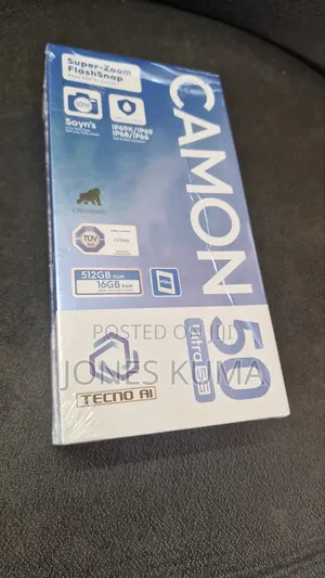 New Tecno Camon 50 Ultra 512 GB Black