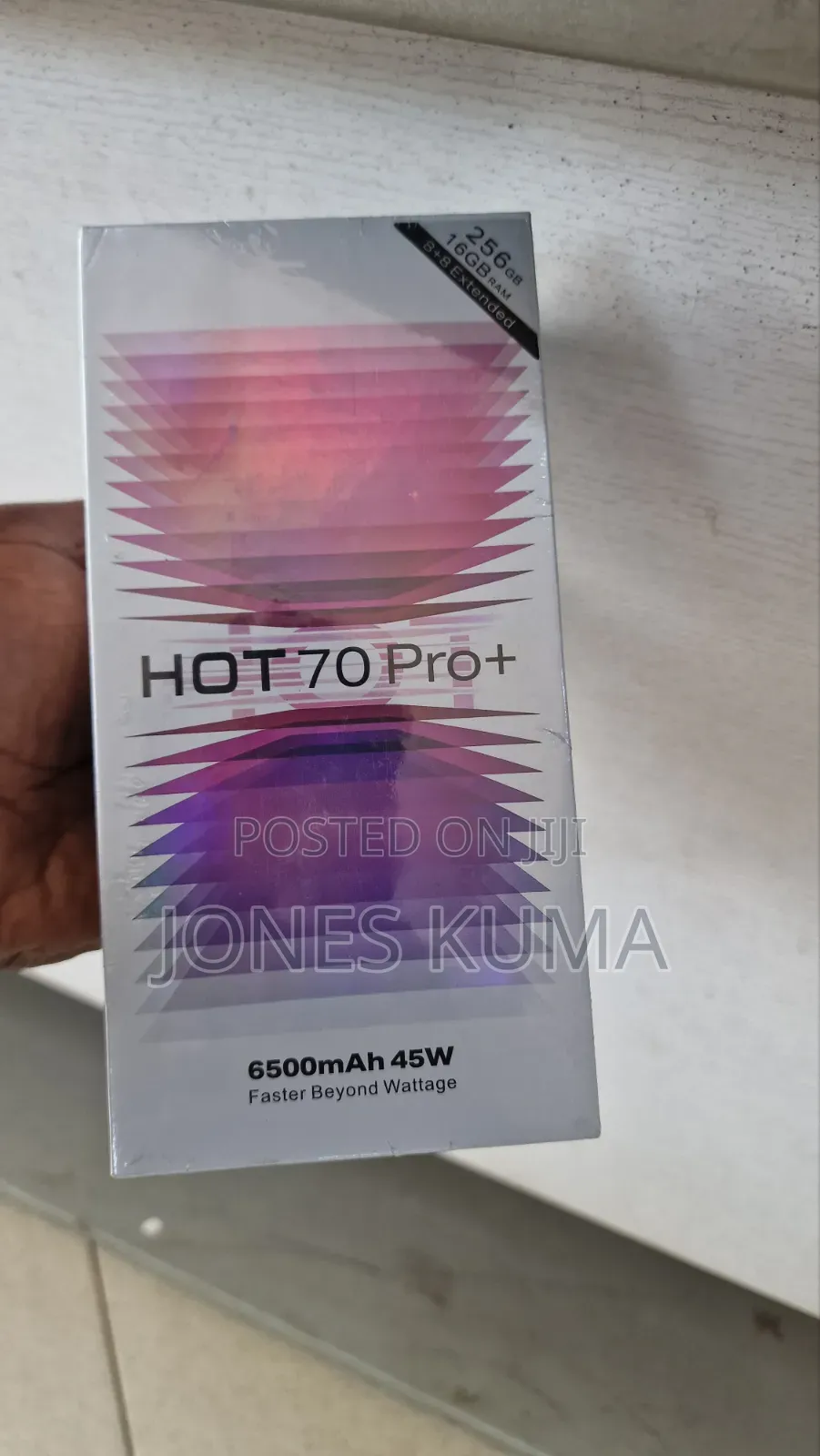 New Infinix Hot 70 Pro 5G+ 256 GB Blue