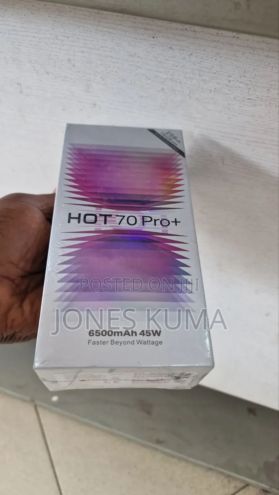 New Infinix Hot 70 Pro 5G+ 256 GB Blue