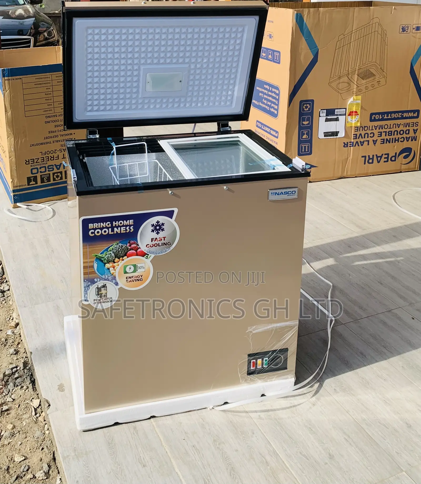 Eco-Friendly 150L Nasco (Gold) 1 Door Nas200fl Freezer