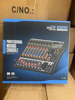 8-Channel Professional Audio Mixing Console