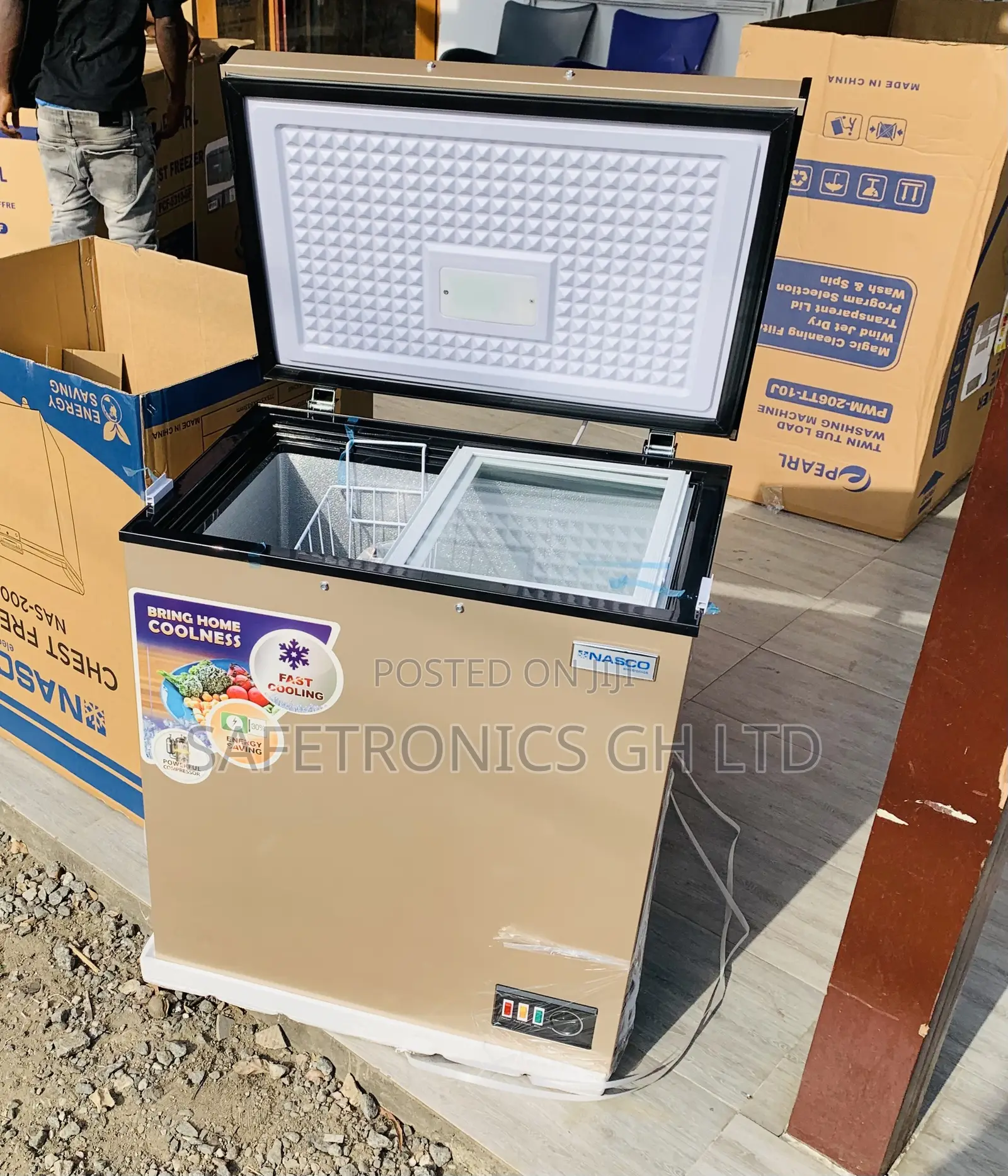 Nasco Ice-Master 150L (Gold) Nas200fl 1 Door Freezer