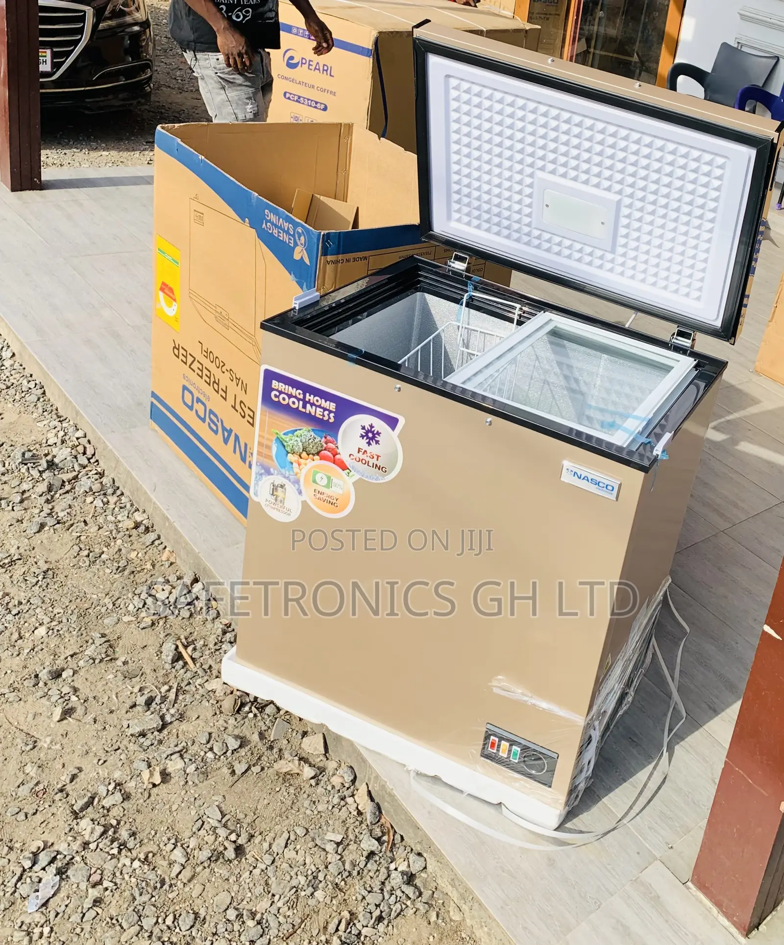 Fast Defrost Nas-200fl 1 Door Gold Nasco Freezer