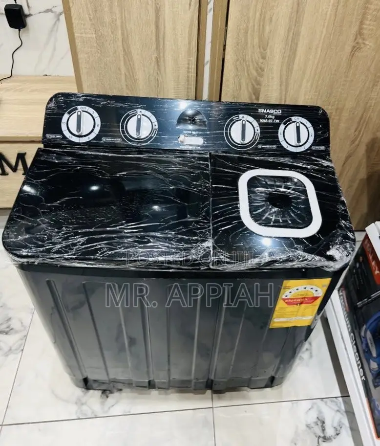 Premium Top Load Nasco 7kg Washer(6 Stars)dark Gray