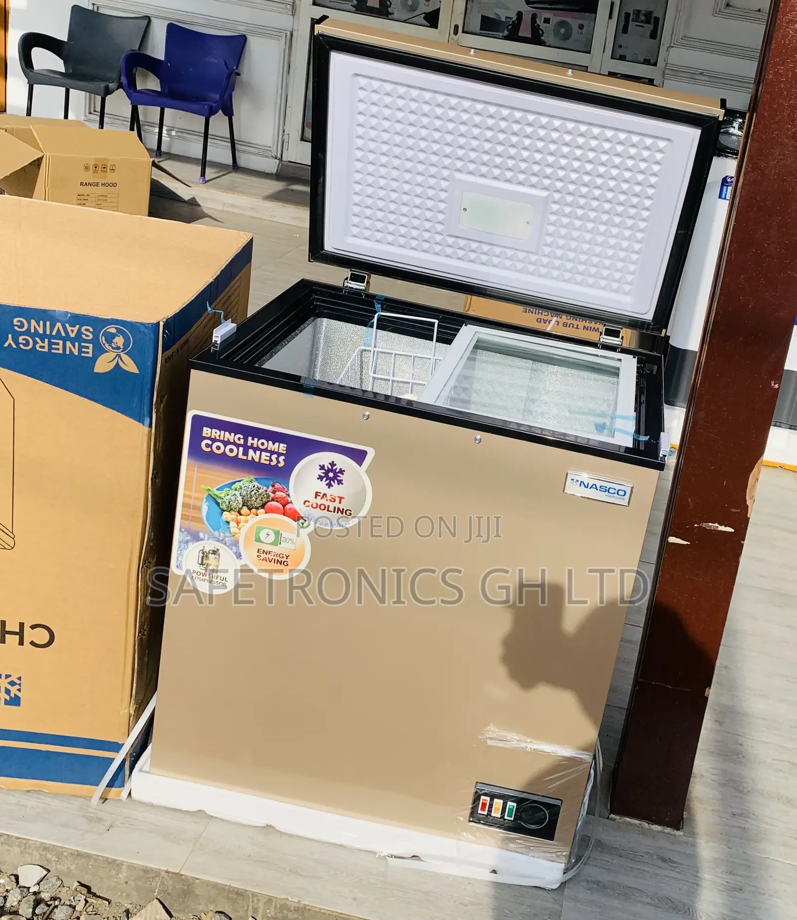 Nasco Frost-Line Nasco 1 Door Gold 150L Freezer