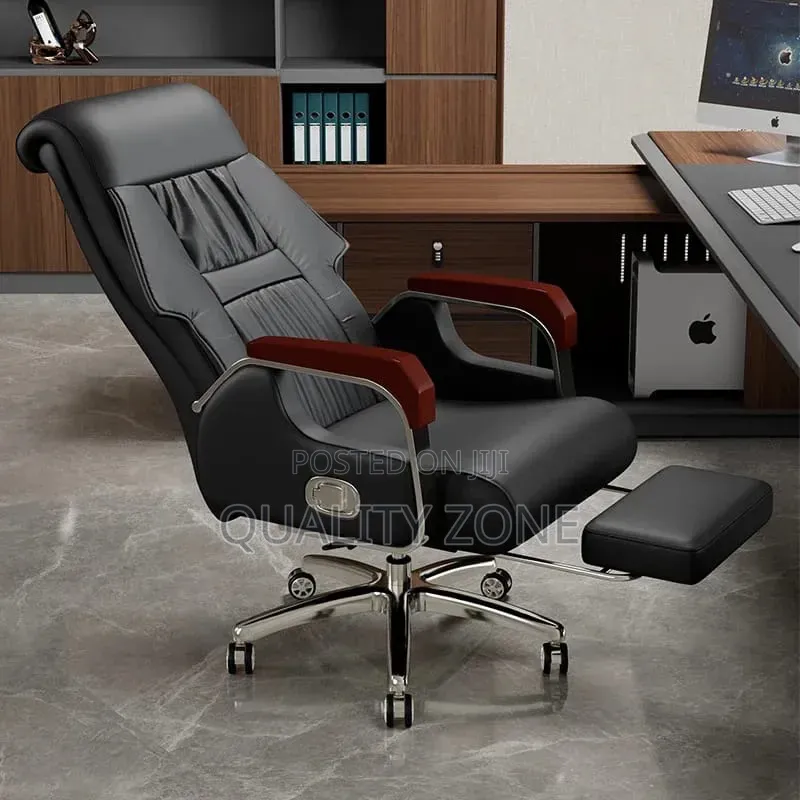 Executive Massage Office Chair + Leg Rest by PRONNIE