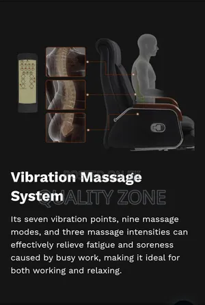 Executive Massage Office Chair + Leg Rest by PRONNIE