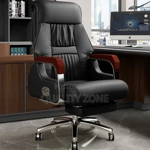 Executive Massage Office Chair + Leg Rest by PRONNIE