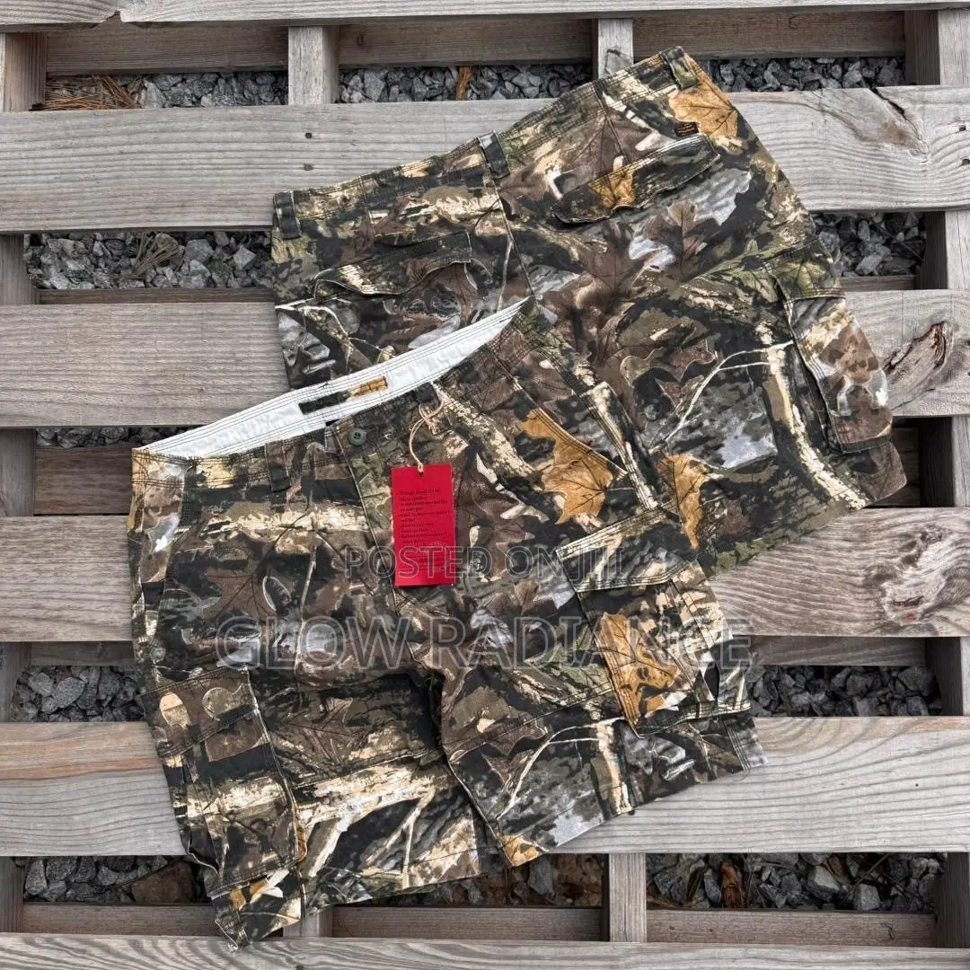 Rugged Camo Cargo Shorts