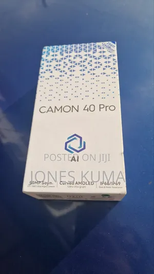 New Tecno Camon 40 Pro 5G 256 GB Black